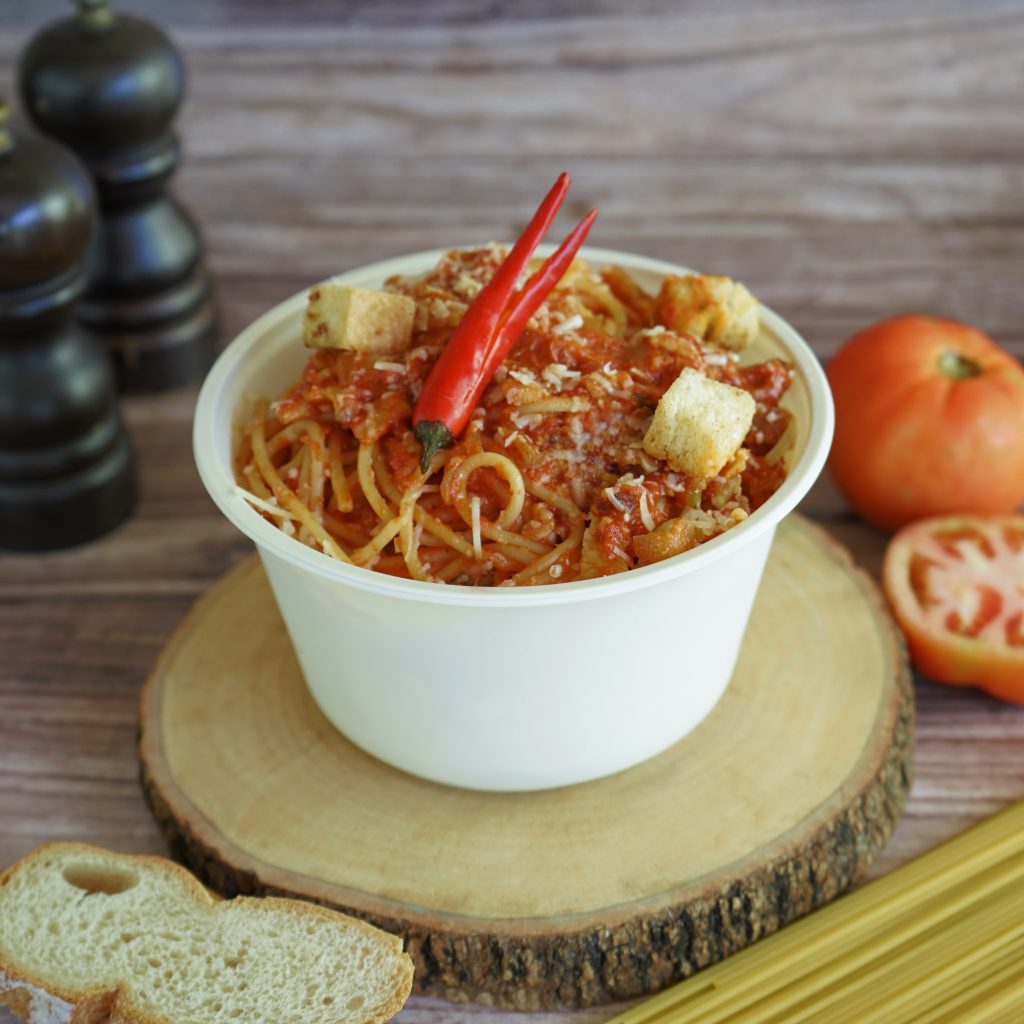 Spaghetti Amatriciana Noodle Bowl Manila Prince Hotel